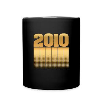 2010 - Tasse einfarbig - Schwarz - Vorne