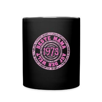 Beste 1973 - Tasse einfarbig - Schwarz - Vorne