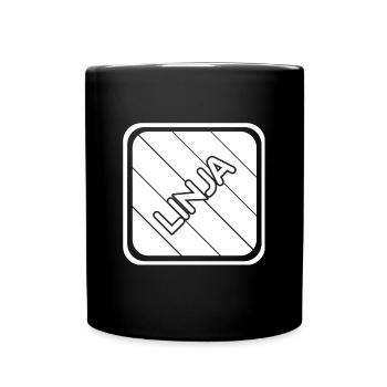 First name Linja - Full Colour Mug - black - Front