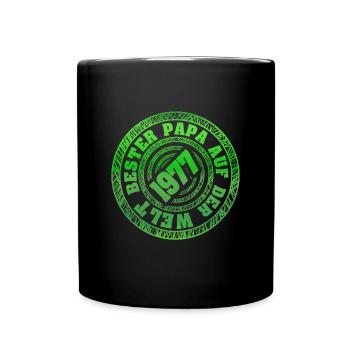 1977 - Tasse einfarbig - Schwarz - Vorne