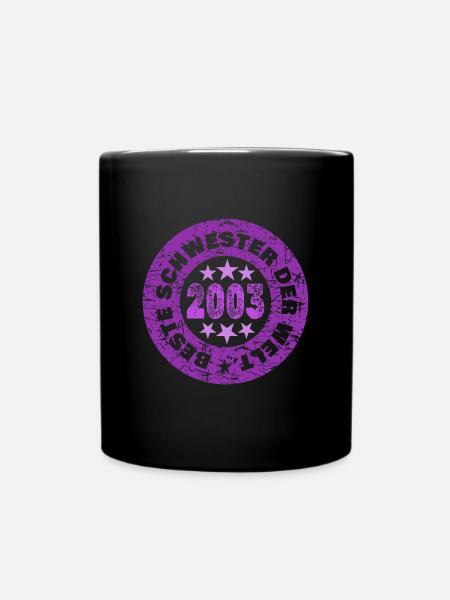 2003 - Tasse einfarbig - Schwarz