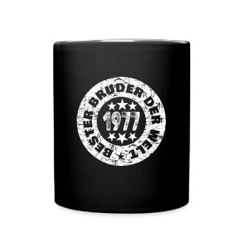 1977 - Tasse einfarbig - Schwarz - Vorne