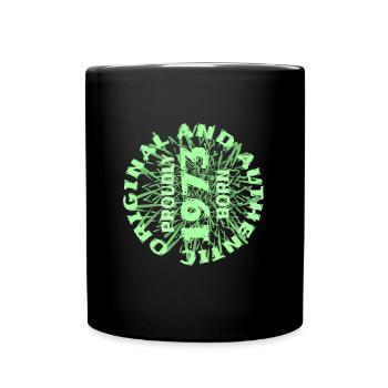 Geburtstag 1973 - Tasse einfarbig - Schwarz - Vorne