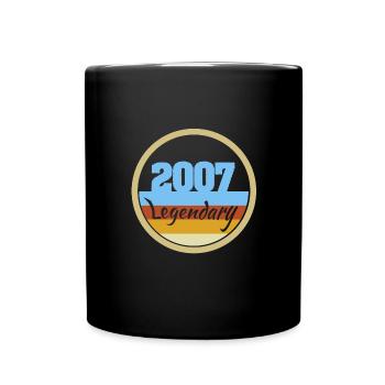 2007 - Tasse einfarbig - Schwarz - Vorne