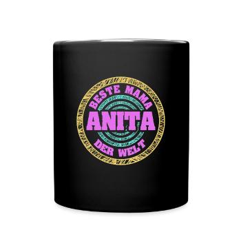 Anita - Tasse einfarbig - Schwarz - Vorne