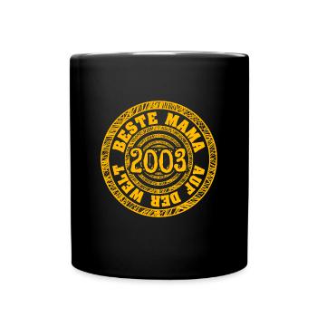 Mum 2003 - Tasse einfarbig - Schwarz - Vorne