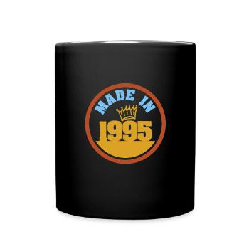 Born in 1995 - Full Colour Mug - black - Front