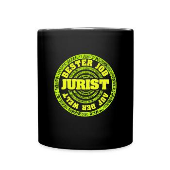 Jurist - Tasse einfarbig - Schwarz - Vorne