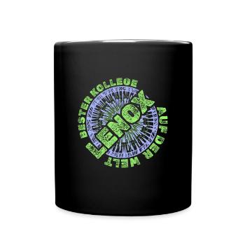 Mitarbeiter Lenox - Tasse einfarbig - Schwarz - Vorne