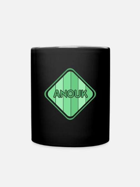 Mädchen Anouk - Tasse einfarbig - Schwarz