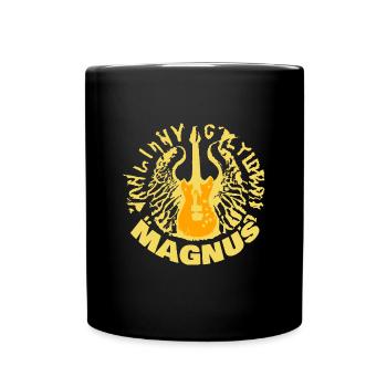 Geschenk für Magnus - Tasse einfarbig - Schwarz - Vorne