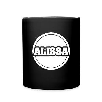 Alissa - Full Colour Mug - black - Front