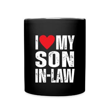 I Love My Son in Law - Full Colour Mug - black - Front