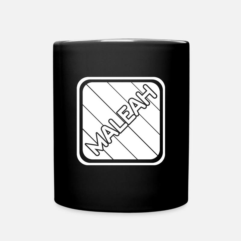 Prénom Maleah - Mug uni - noir