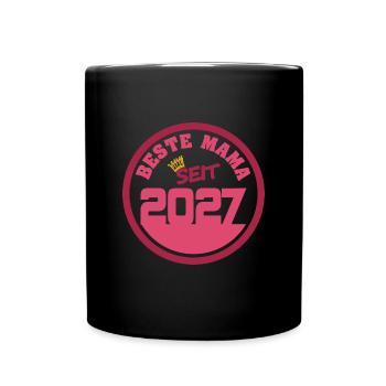 Mutti 2027 - Tasse einfarbig - Schwarz - Vorne
