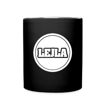 Cadeau pour Lejla - Mug uni - noir - Devant