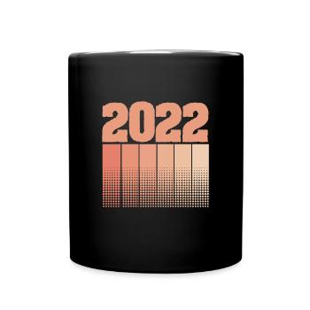 2022 - Tasse einfarbig - Schwarz - Vorne