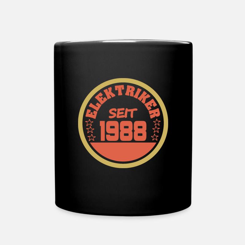 1988 1988 - Tasse einfarbig - Schwarz