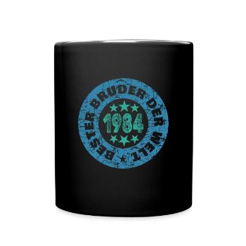 Born in 1984 - Full Colour Mug - black - Front