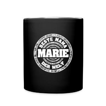 Marie as a mother - Full Colour Mug - black - Front