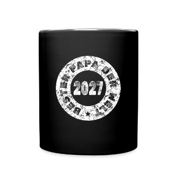 Bollerwagen 2027 - Tasse einfarbig - Schwarz - Vorne