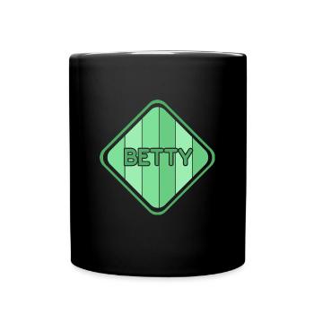 Betty en tant que fille - Mug uni - noir - Devant