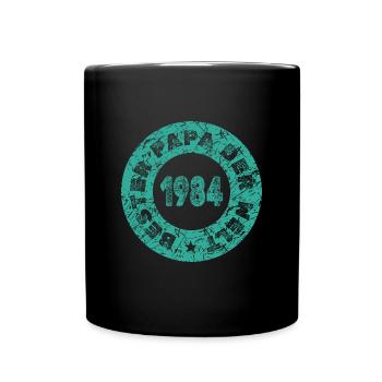 Bollerwagen 1984 - Tasse einfarbig - Schwarz - Vorne