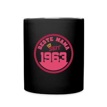 Mutti 1963 - Tasse einfarbig - Schwarz - Vorne