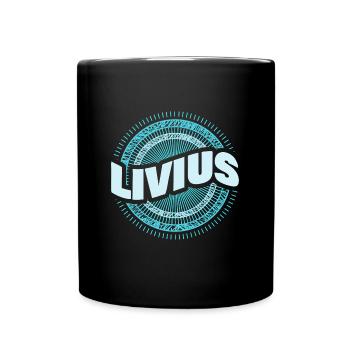Geschenk für Livius - Tasse einfarbig - Schwarz - Vorne