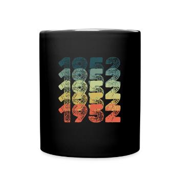 Birthday 1952 - Full Colour Mug - black - Front