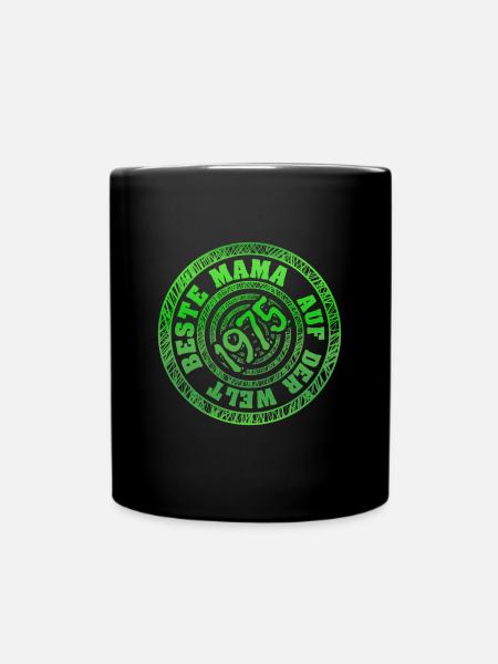 1975 - Tasse einfarbig - Schwarz
