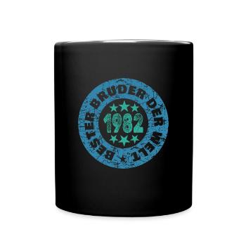 Born in 1982 - Full Colour Mug - black - Front