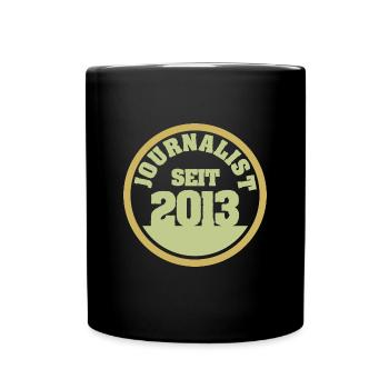 Journalist 2013 - Tasse einfarbig - Schwarz - Vorne