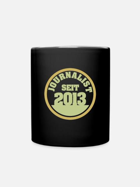 Journalist 2013 - Tasse einfarbig - Schwarz