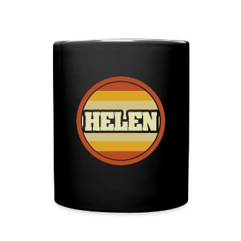 Geschenk für Helen - Tasse einfarbig - Schwarz - Vorne