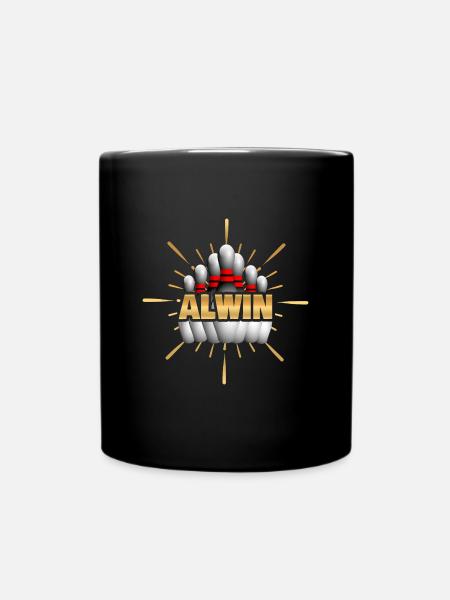 Bowling Alwin - Tasse einfarbig - Schwarz