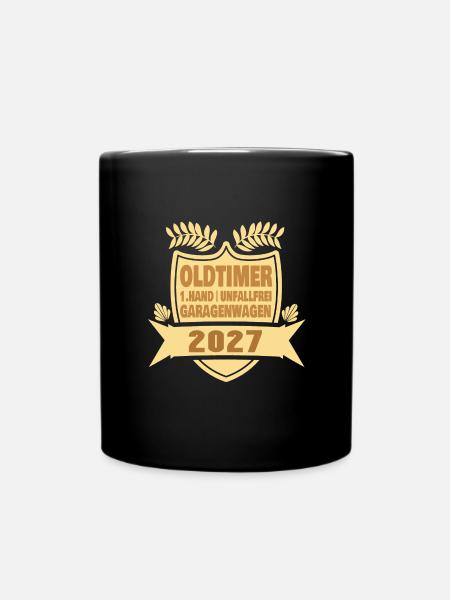 2027 - Tasse einfarbig - Schwarz