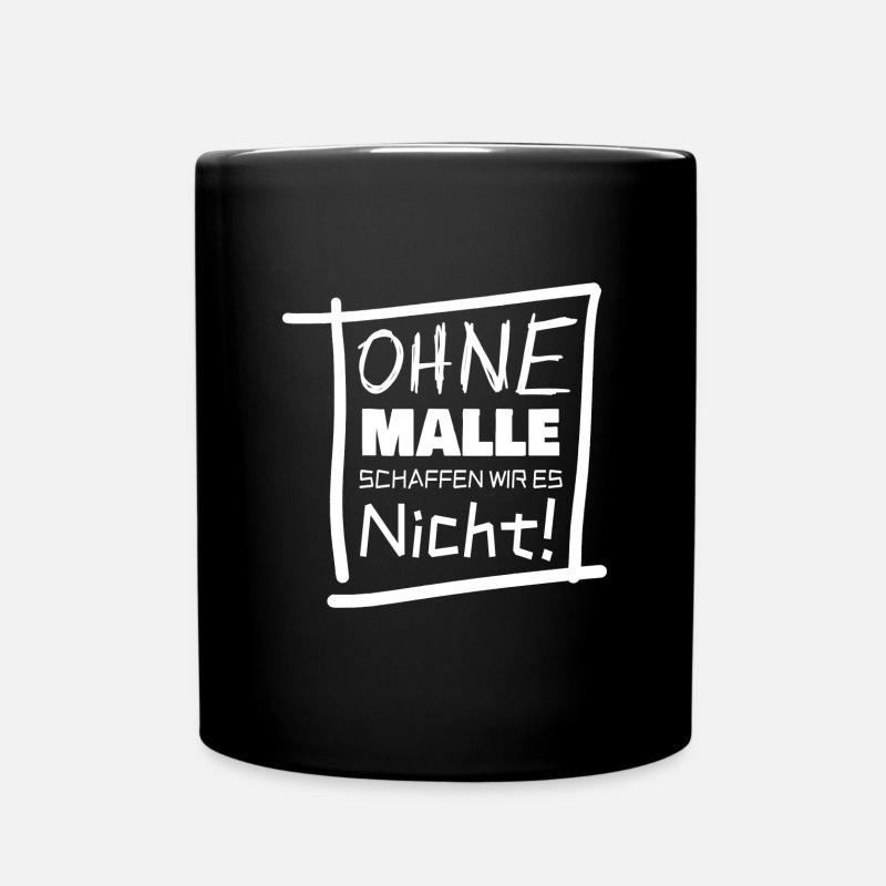 Land malle - Tasse einfarbig - Schwarz