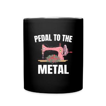 Pedal To The Metal - Full Colour Mug - black - Front