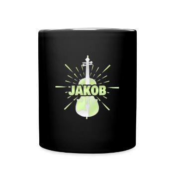 Jacob - Mug uni - noir - Devant