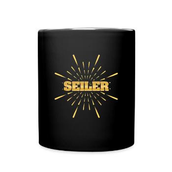 Job Seiler - Tasse einfarbig - Schwarz - Vorne
