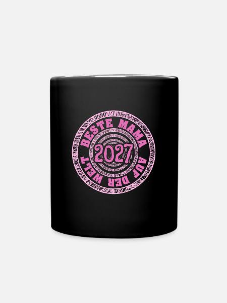 2027 - Tasse einfarbig - Schwarz