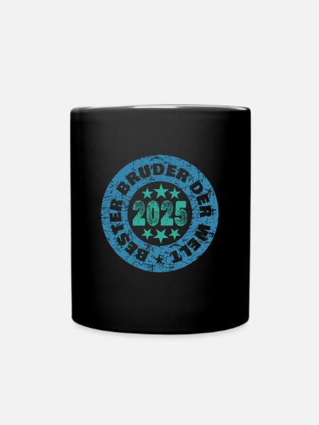 Jahrgang 2025 - Tasse einfarbig - Schwarz