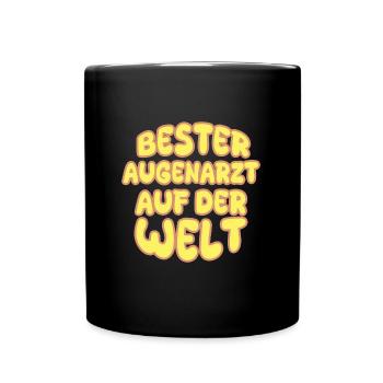 La vocation de l’ophtalmologiste - Mug uni - noir - Devant
