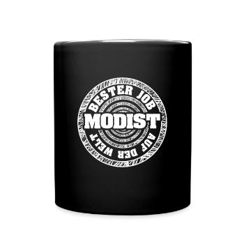 Modiste d’emploi - Mug uni - noir - Devant
