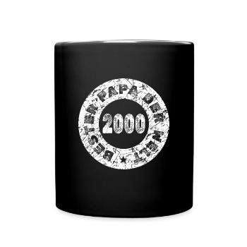Bollerwagen 2000 - Tasse einfarbig - Schwarz - Vorne