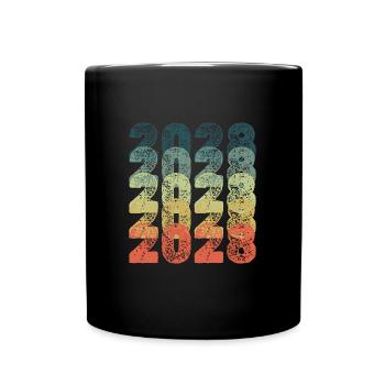 2028 2028 - Tasse einfarbig - Schwarz - Vorne