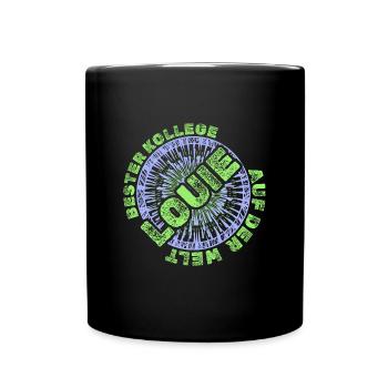 Louie als Mitarbeiter - Tasse einfarbig - Schwarz - Vorne