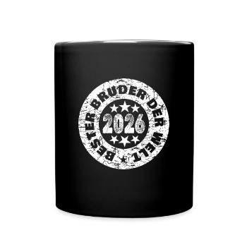 Frères et sœurs 2026 - Mug uni - noir - Devant