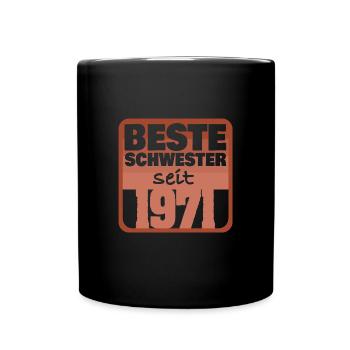 Frères et sœurs 1971 - Mug uni - noir - Devant